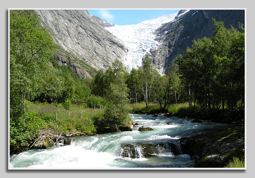 Aufstieg zum Briksdal-Gletscher - Norwegen